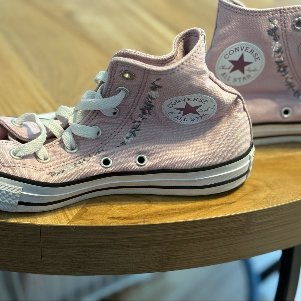 Converse Light Pink Canvas Sneakers